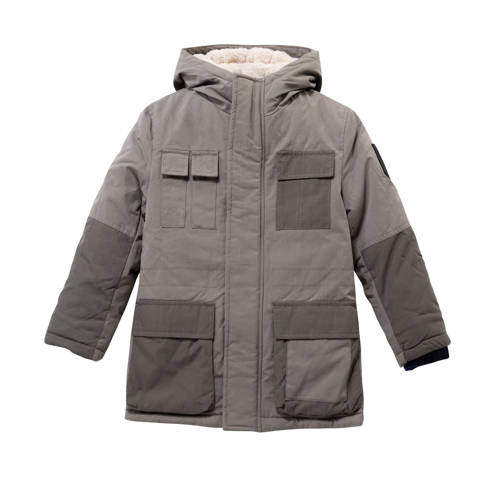Parka 3-en-1 à capuche réversible IKKS JUNIOR Kaki