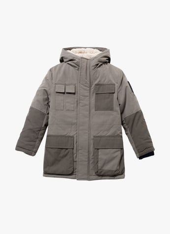 Doudoune Légère Enfant Fille/garçon - Parka Matelassée à Capuche, Coupe-vent, Pour école Et Extérieur