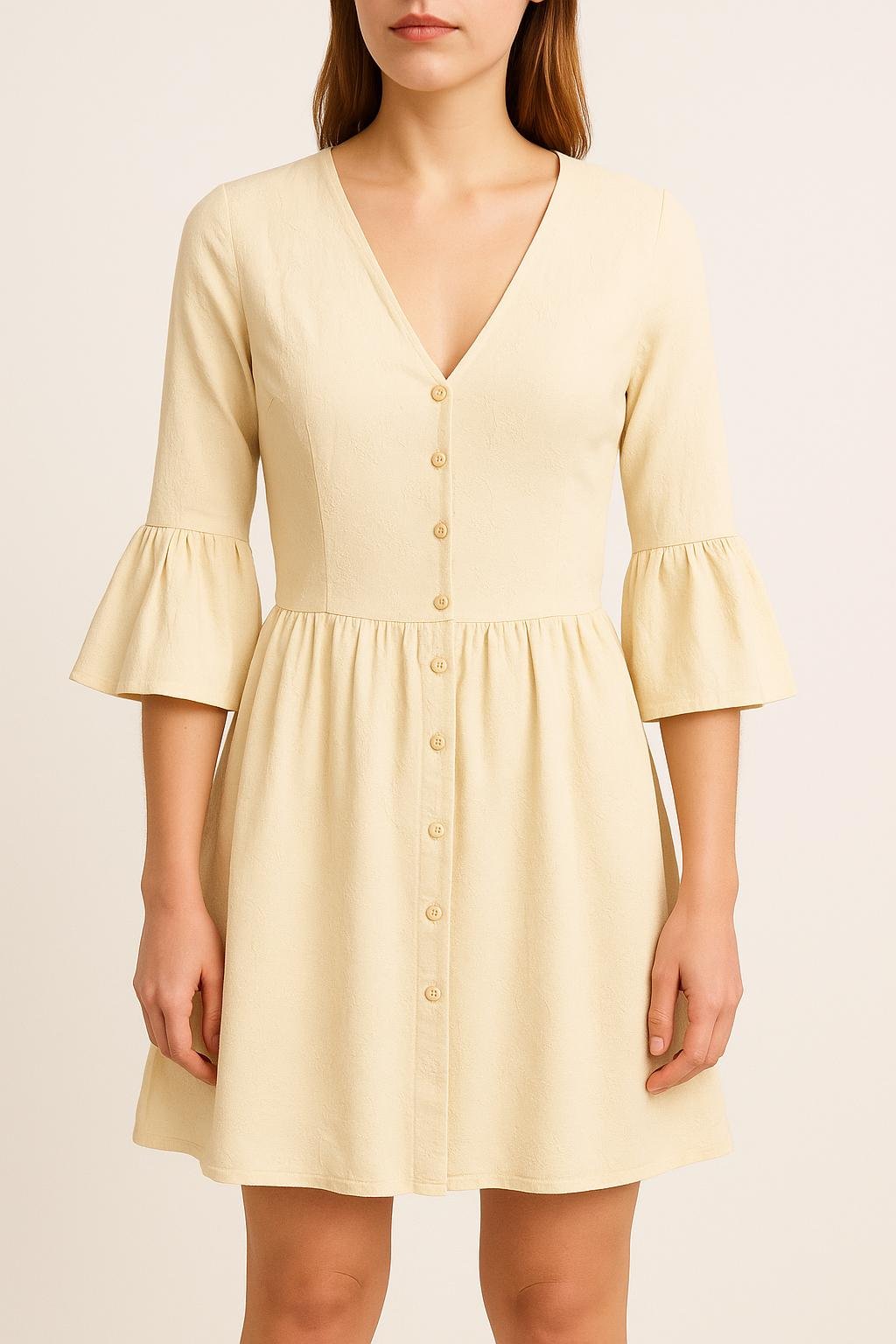 Midi dress HEIMSTONE - Seconde Main White