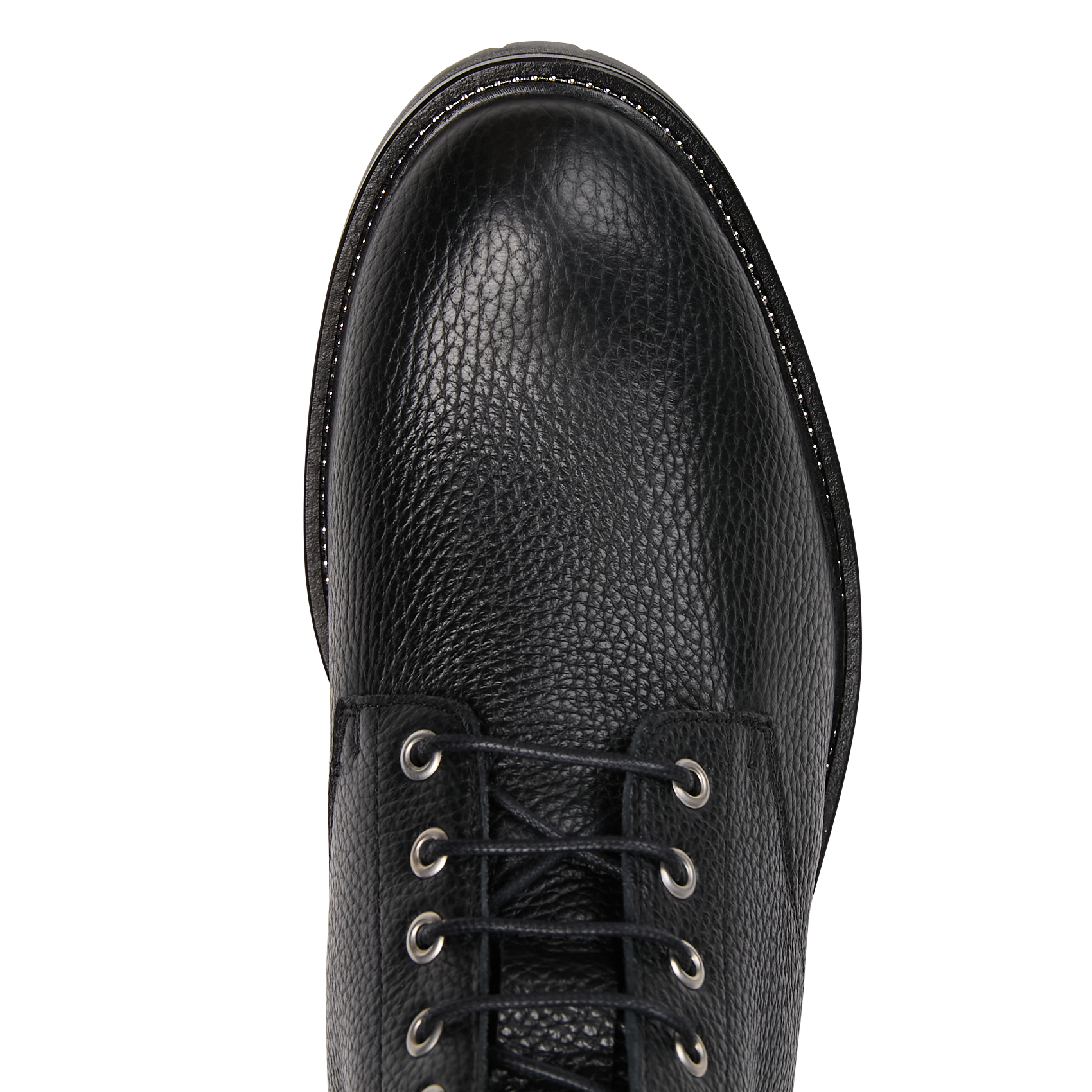 Schnürstiefeletten aus Leder IKKS Schwarz