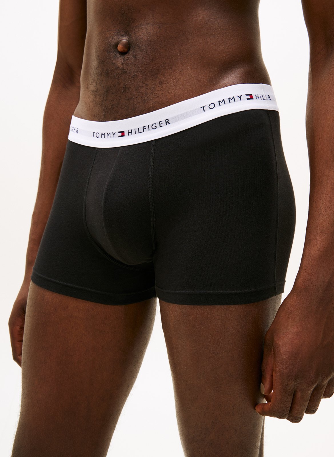 Pack of 5 cotton-blend trunks TOMMY HILFIGER Black