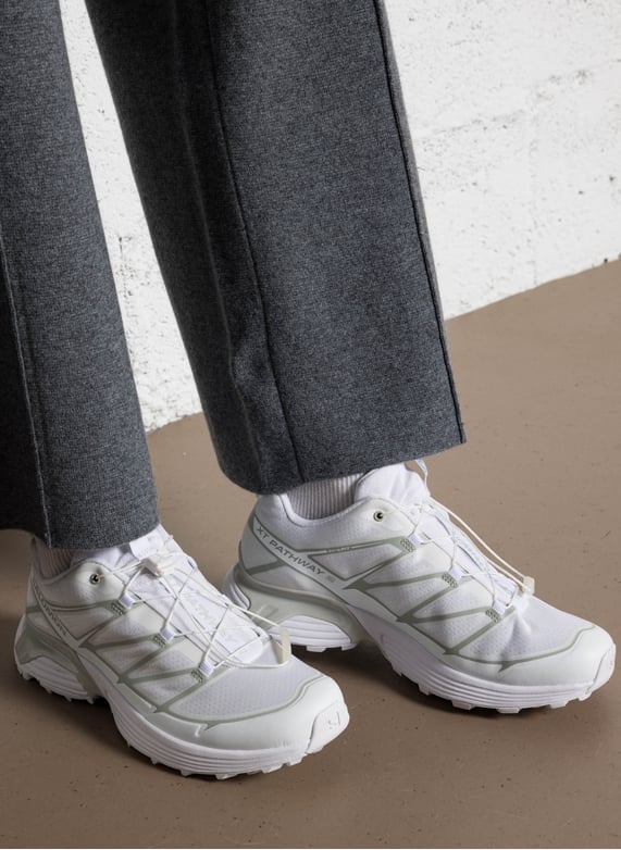 Low-top textile sneakers | White by SALOMON Low-top textile sneakers White