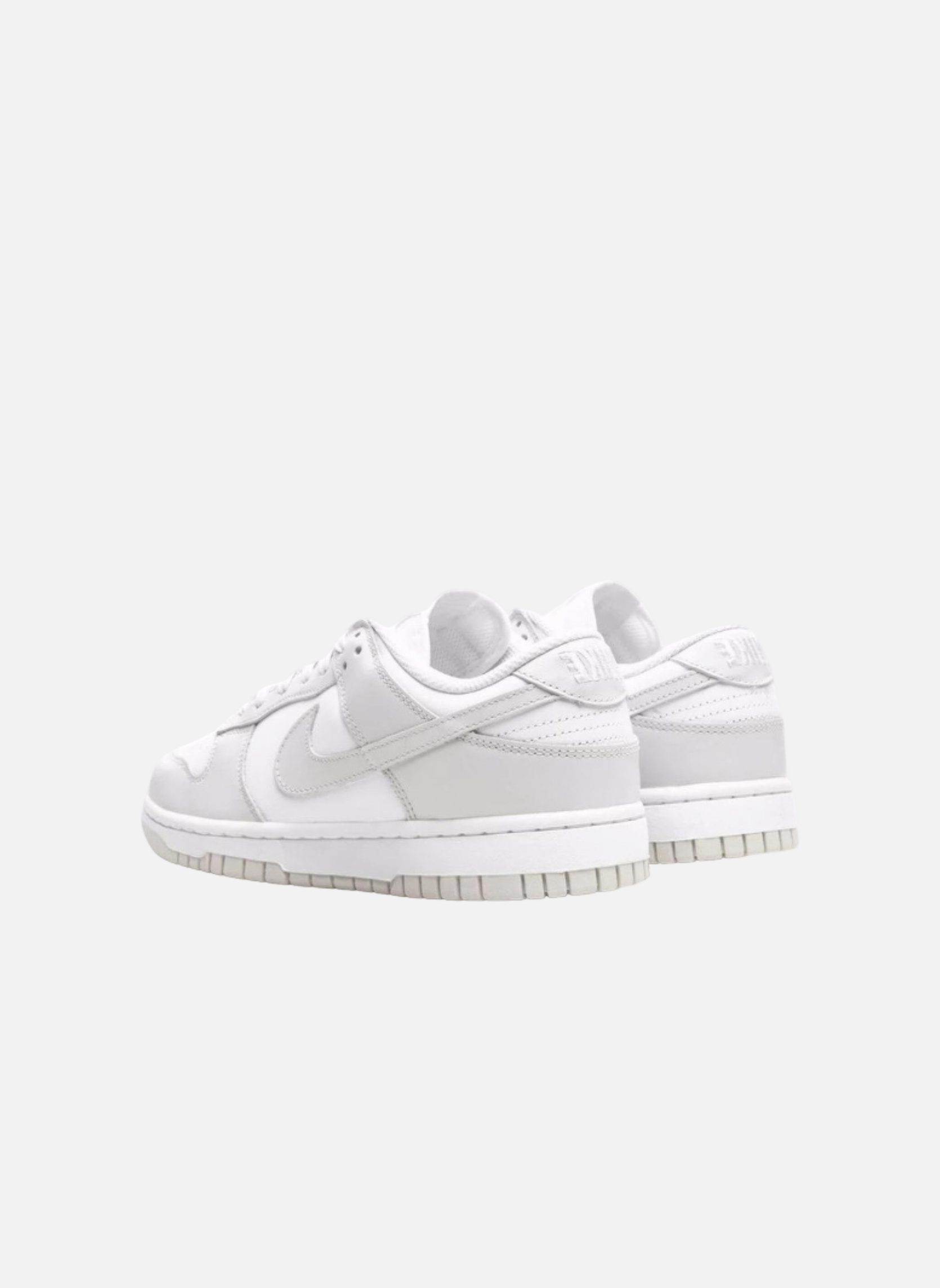 Leather low-top sneakers NIKE White