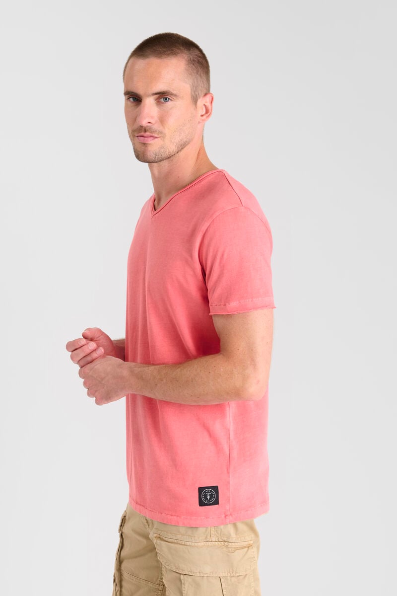 Tommy Badge T-shirt LE TEMPS DES CERISES Pink