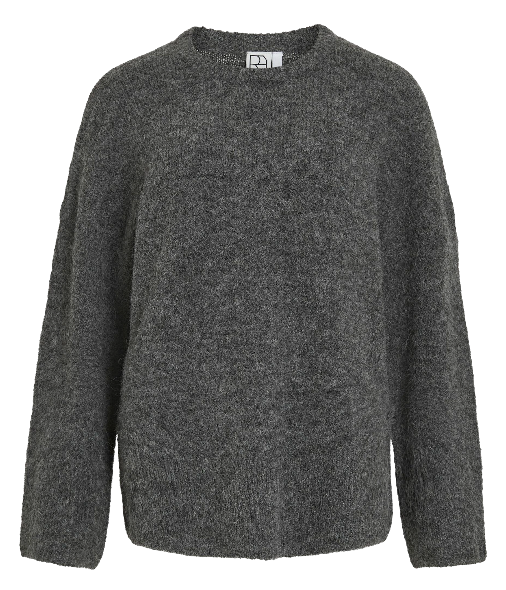 Gestreepte wollen trui ROUGE EDIT Grijs