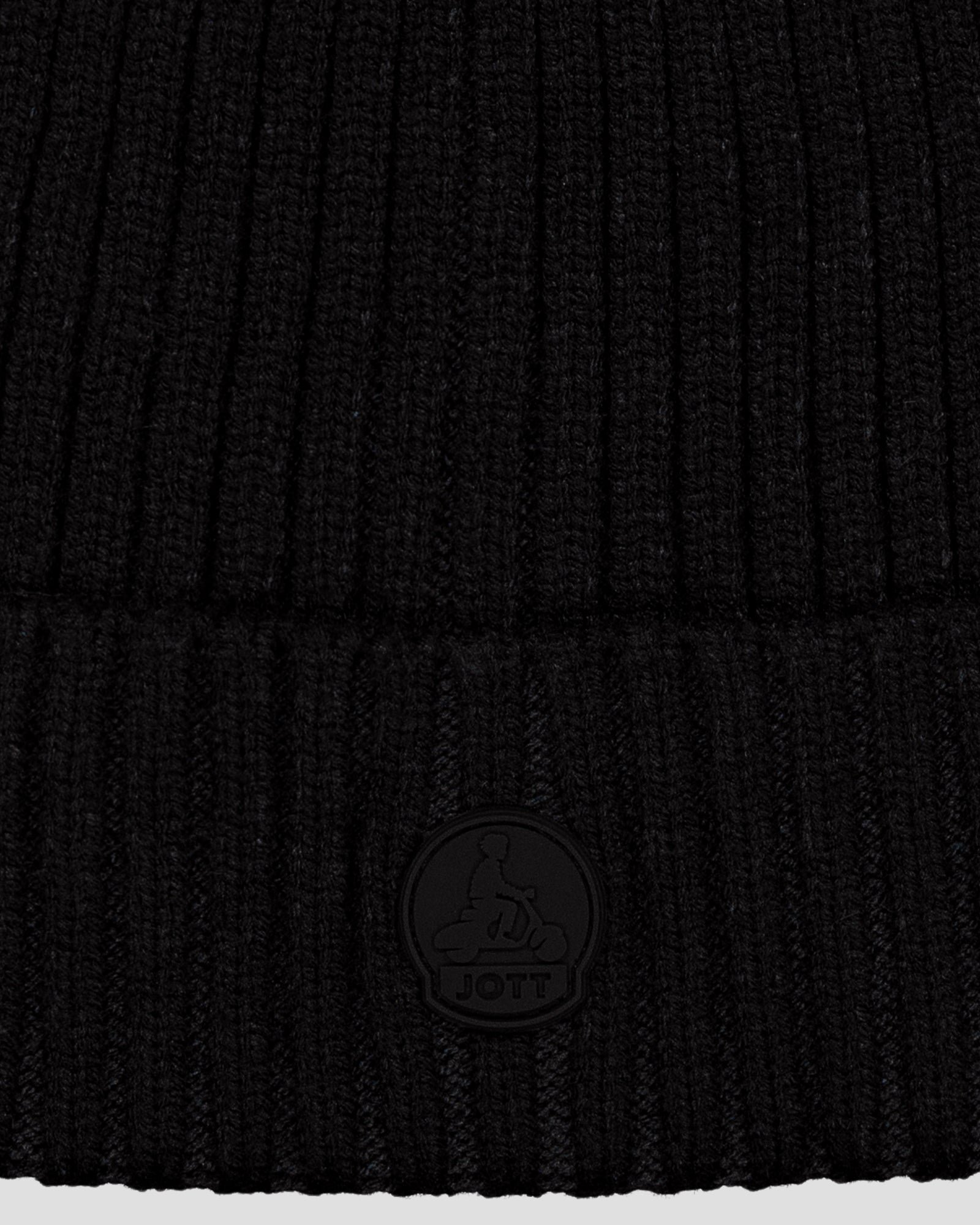 Two-tone toddler beanie JOTT Black