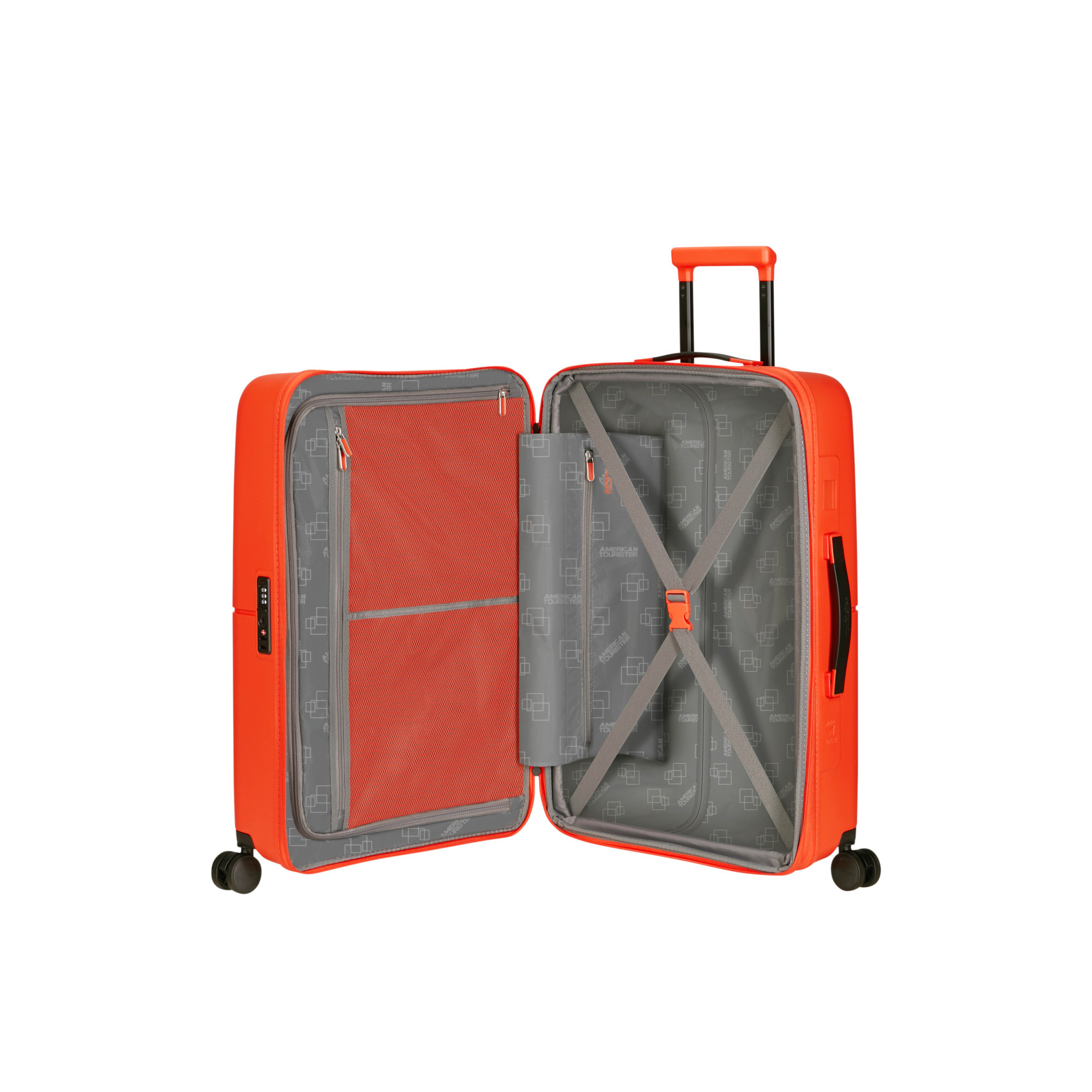 Dashpop 4-wheel medium-sized suitcase AMERICAN TOURISTER Red