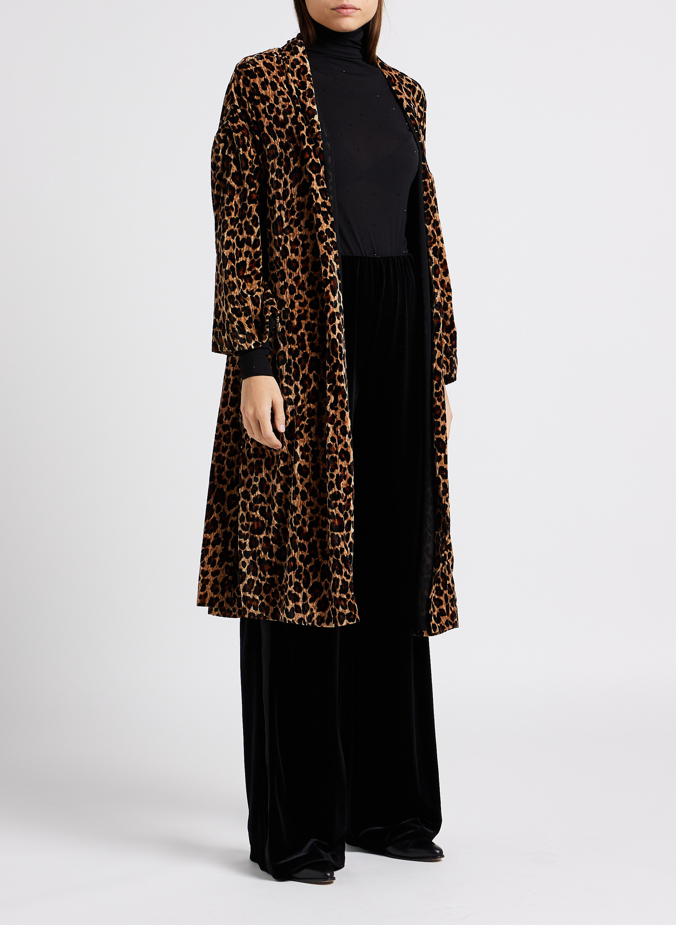 High-waisted wide-leg pants MAX&Co. Black