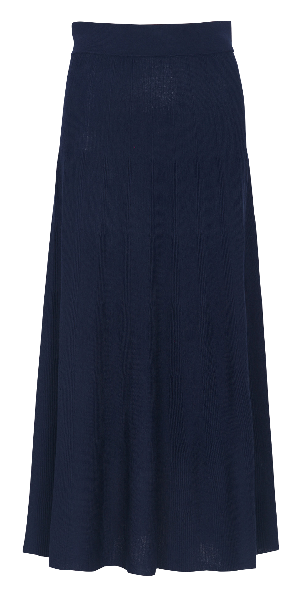 Jupe midi en maille MAISON 123 Bleu