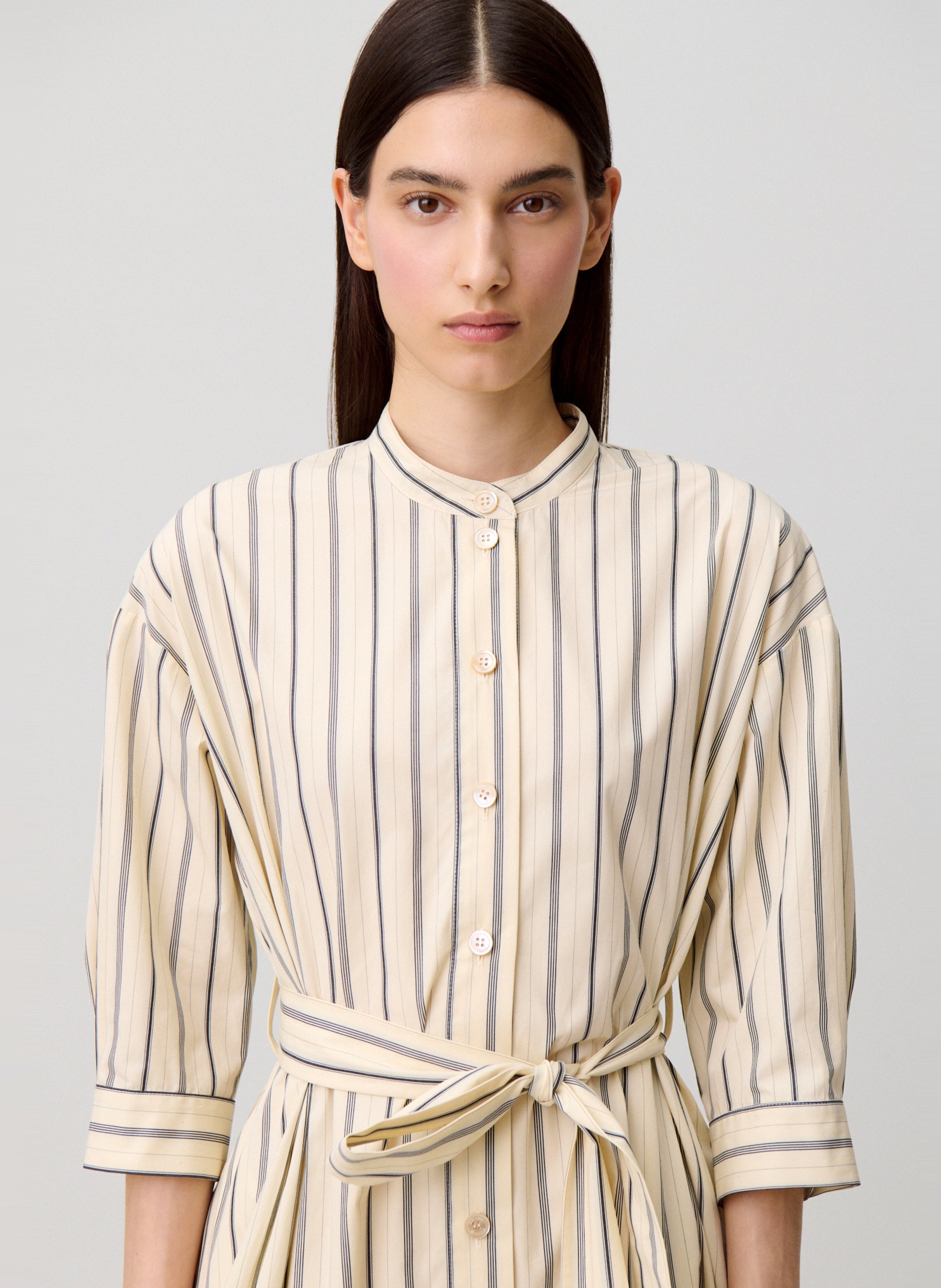 Robe courte col rond à rayures CLAUDIE PIERLOT Multicolore