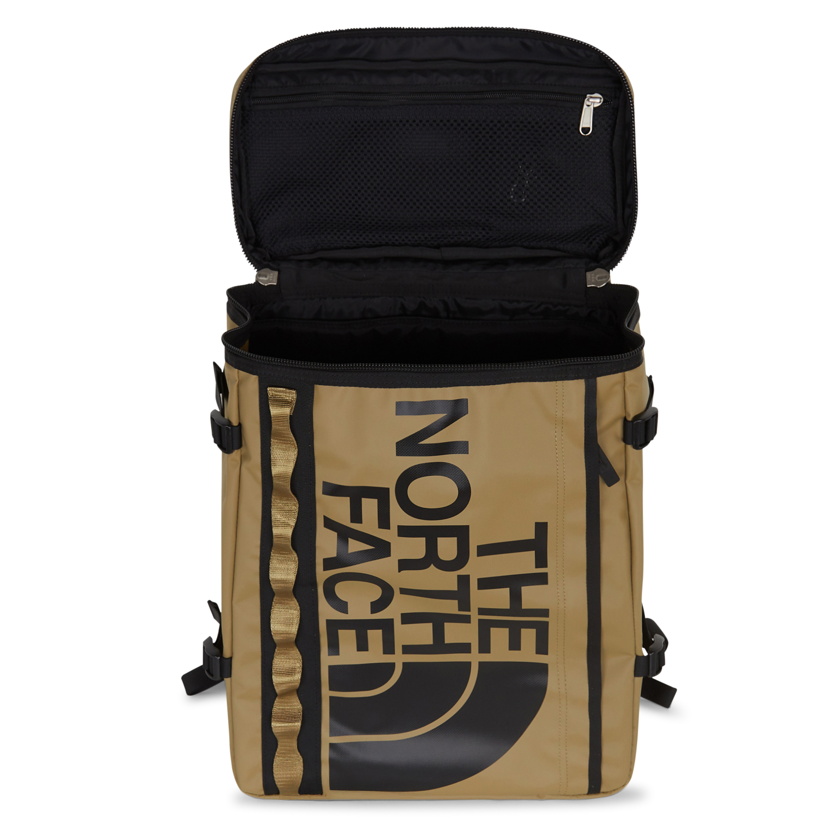 Sac à dos zippé uni à logo  THE NORTH FACE Marron