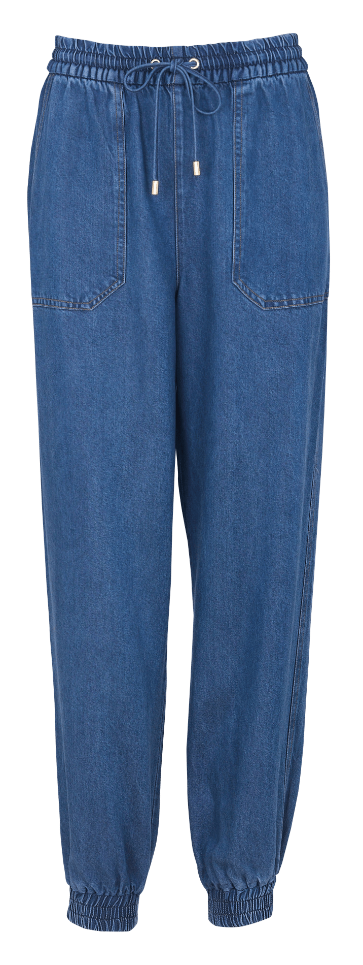 Pantalon de jogging effet denim BERENICE Bleu