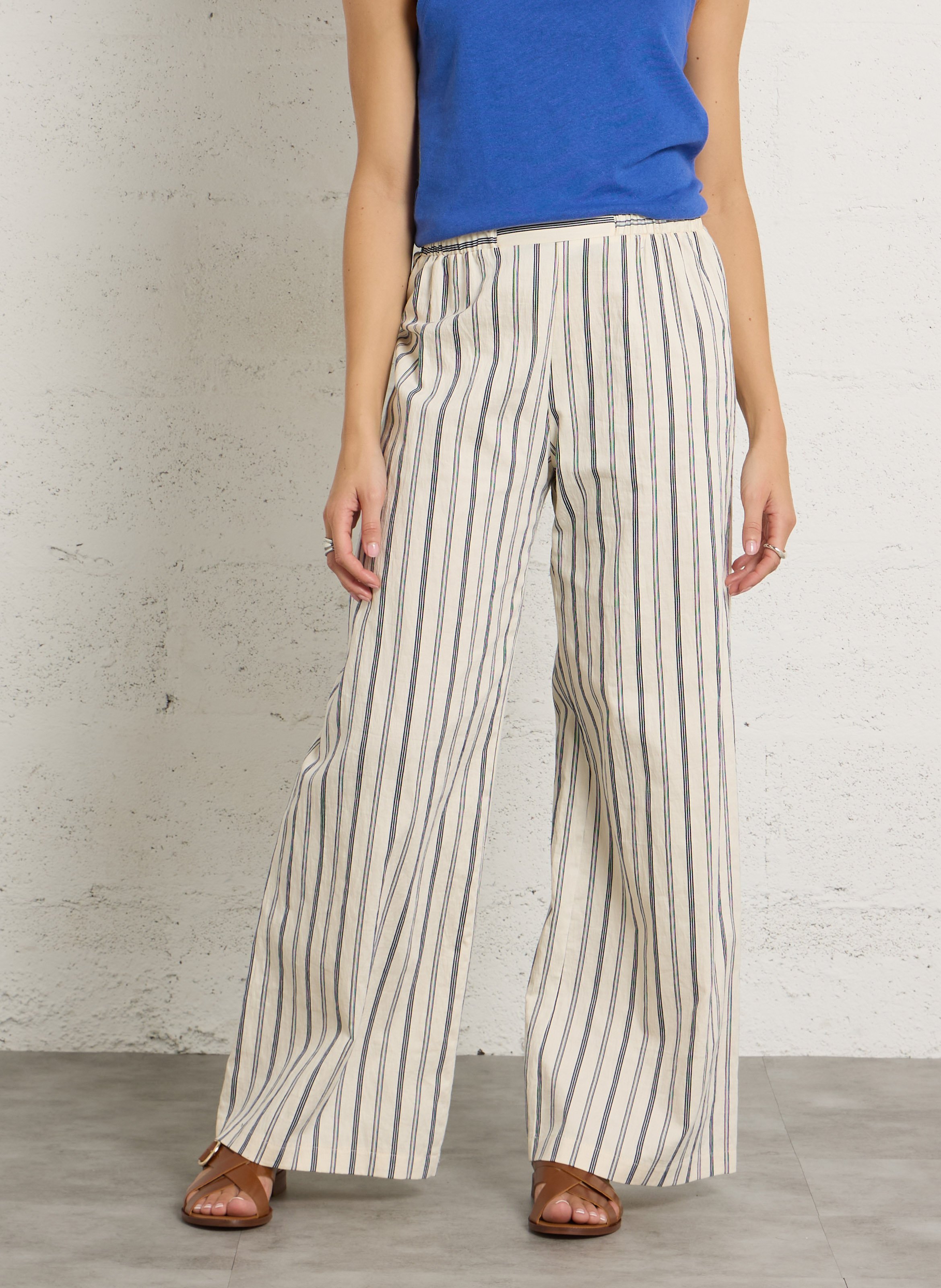 Chino van katoenmix IMPERIAL Blauw