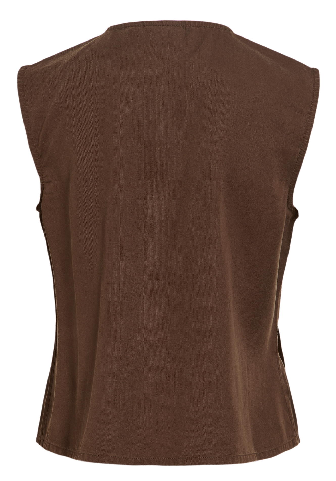 Sleeveless top with solid ties VILA Black