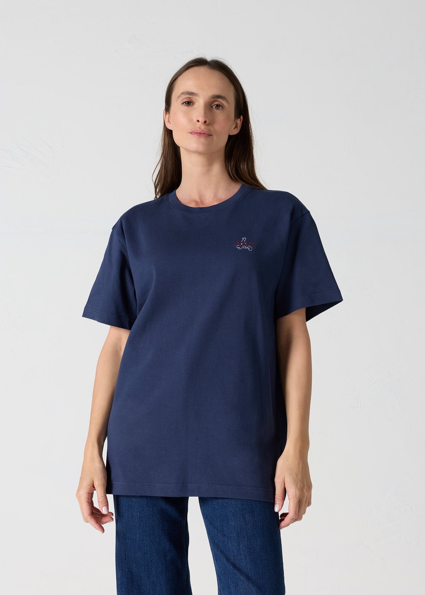 Round neck unisex T-shirt JOTT Blue