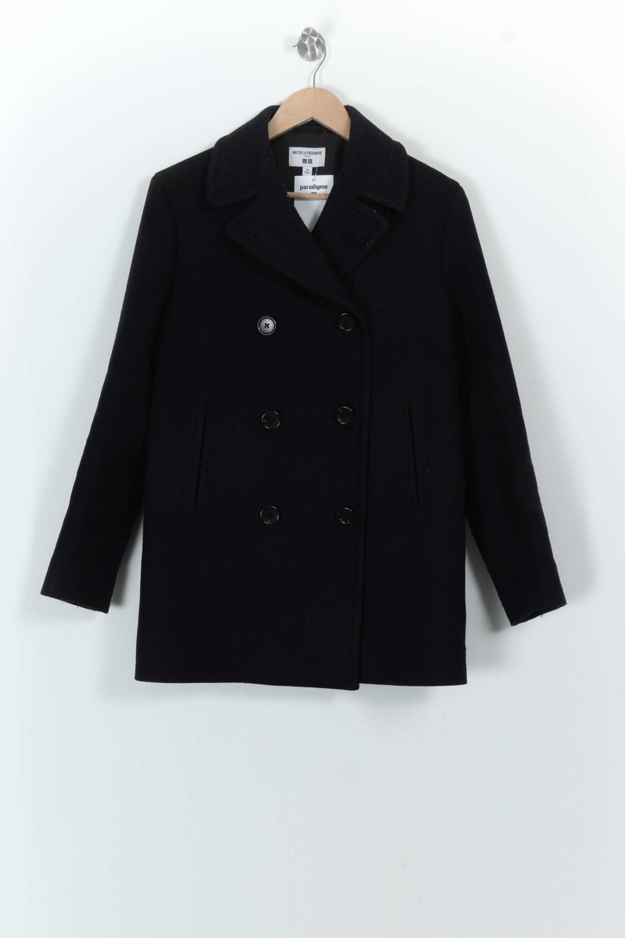 Long coat INES DE LA FRESSANGE - Seconde main Black
