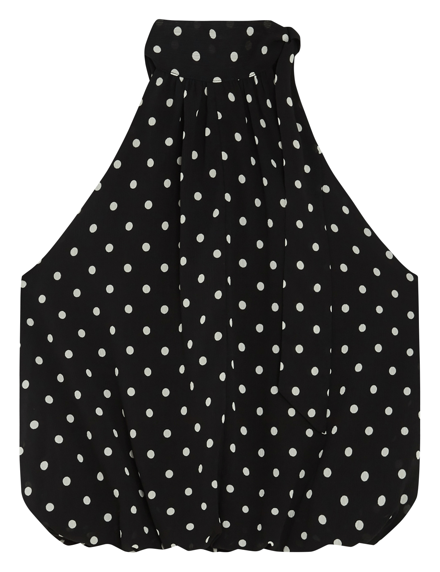 Printed high-neck top GRACE ET MILA Black