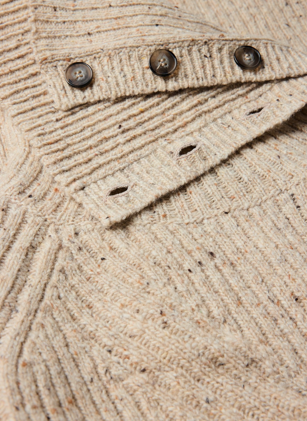 Wool high-neck jumper SOEUR Beige