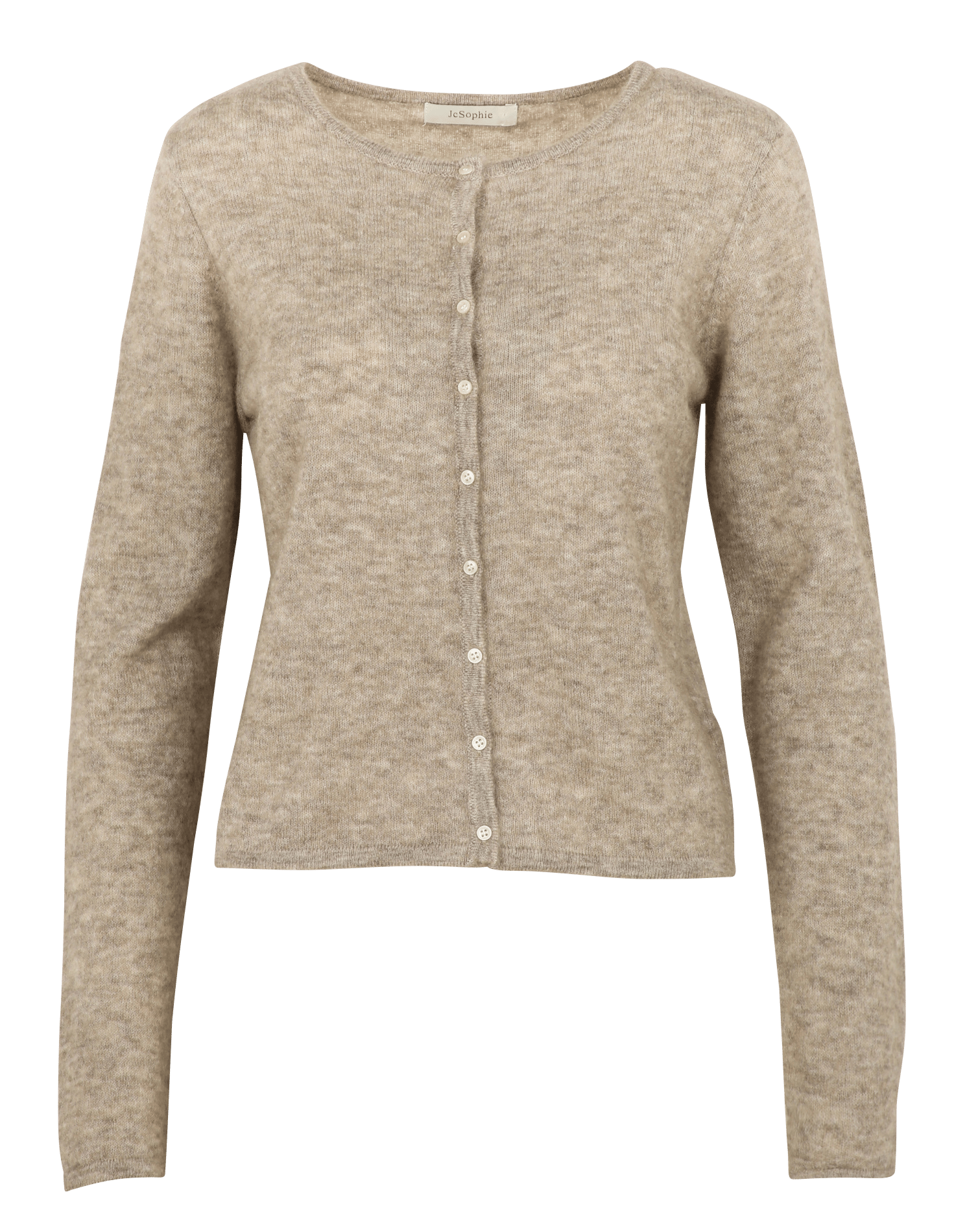 Straight round-neck knit cardigan JC SOPHIE