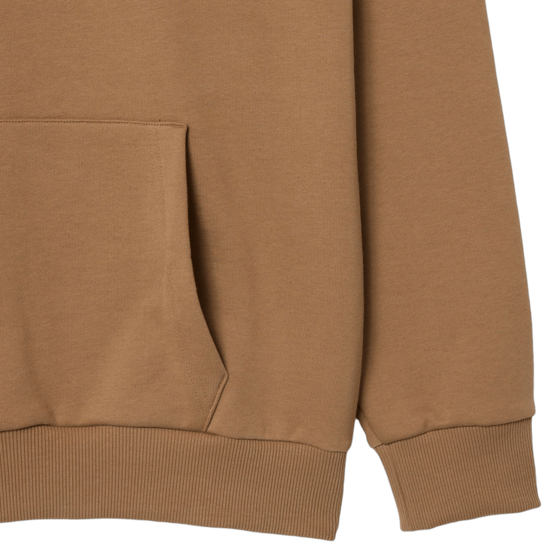 Cotton-blend hoodie LACOSTE Brown