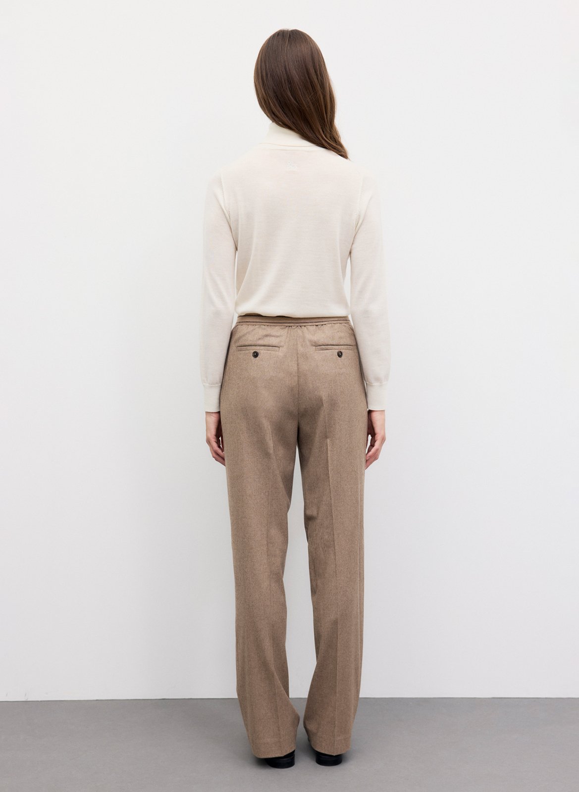 Gerade geschnittene einfarbige Anzughose GERARD DAREL Beige