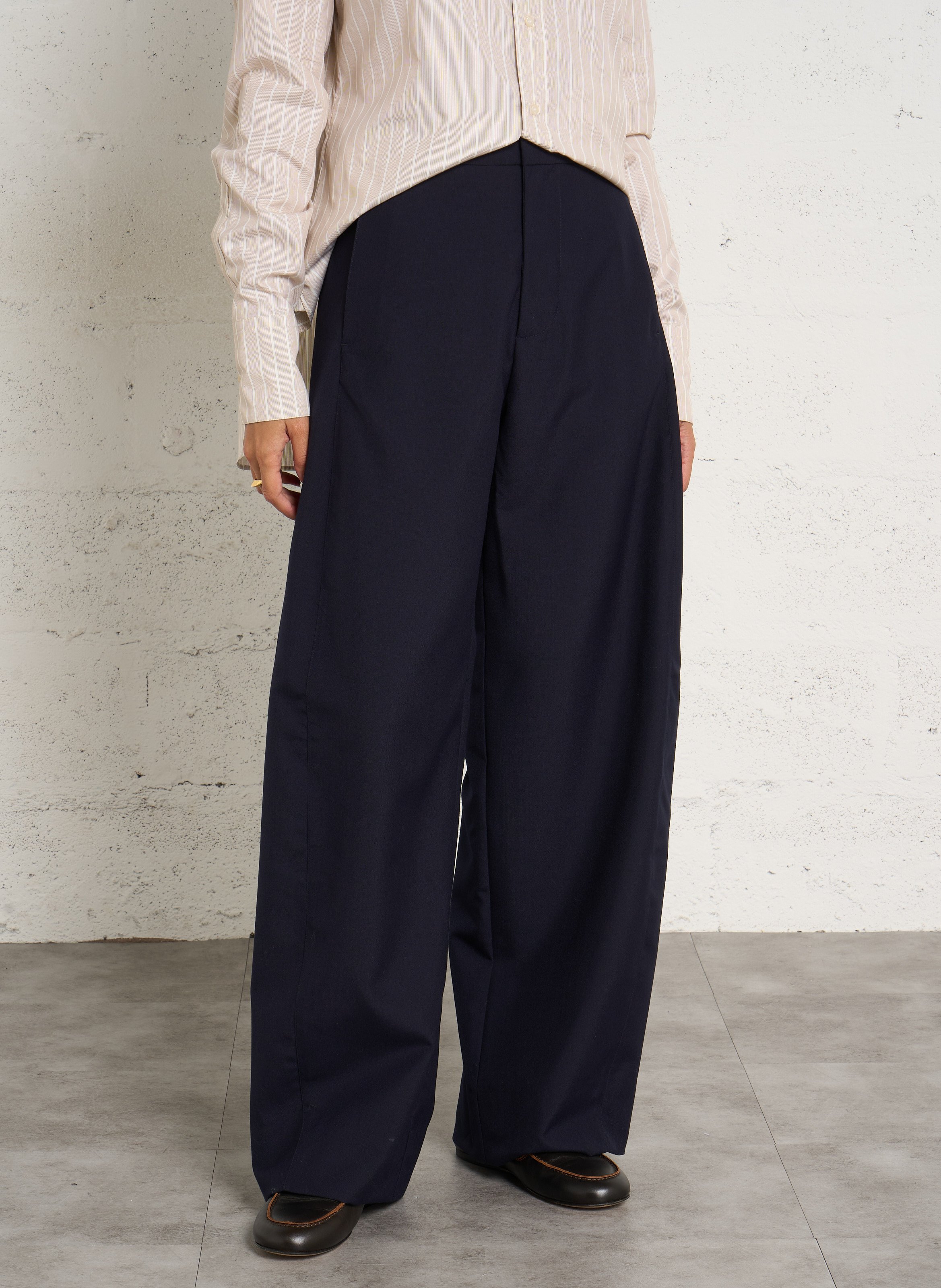 Wijde broek SOEUR Blauw