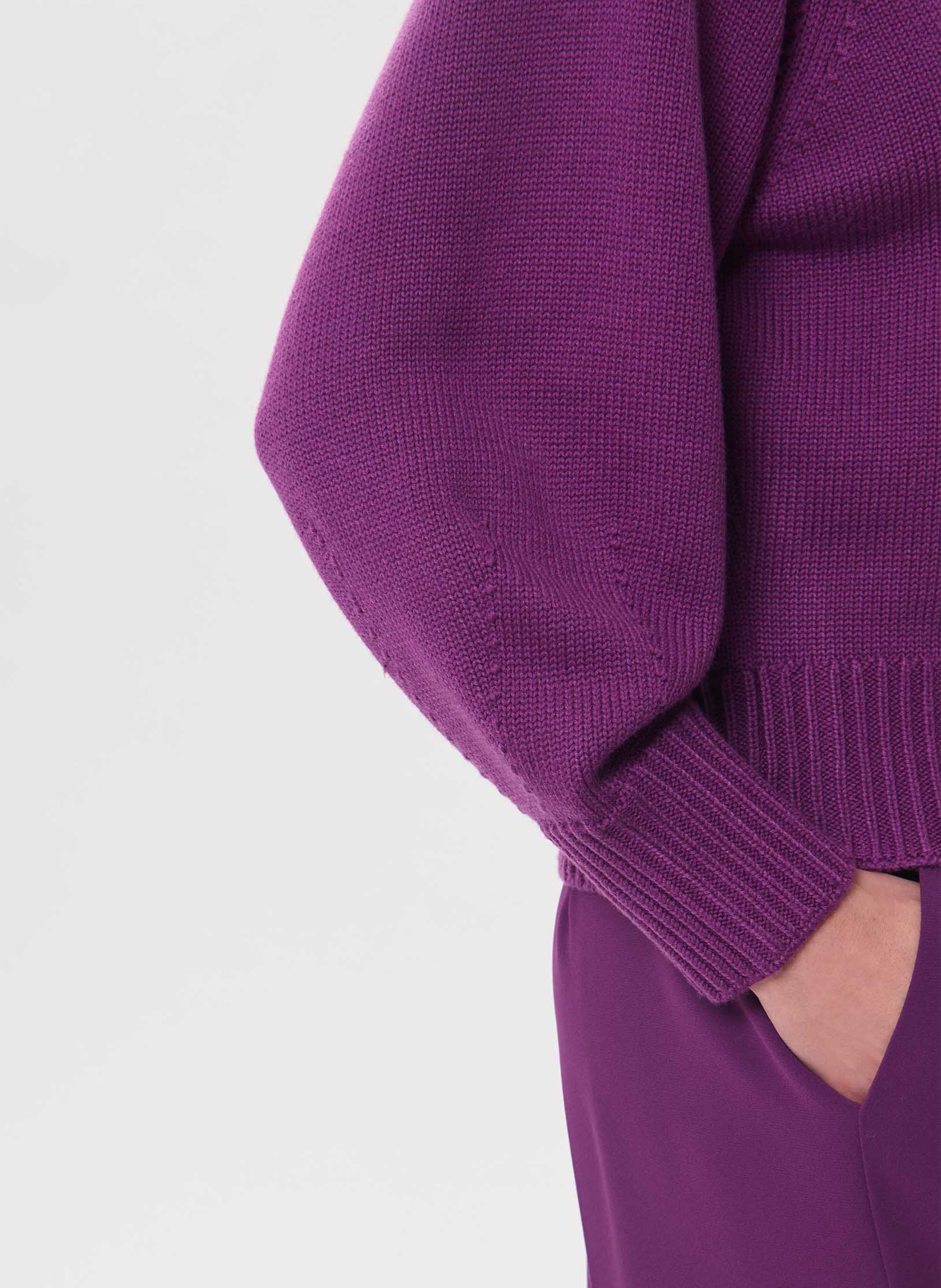 Pull oversize col rond | Violet TARA JARMON Femme