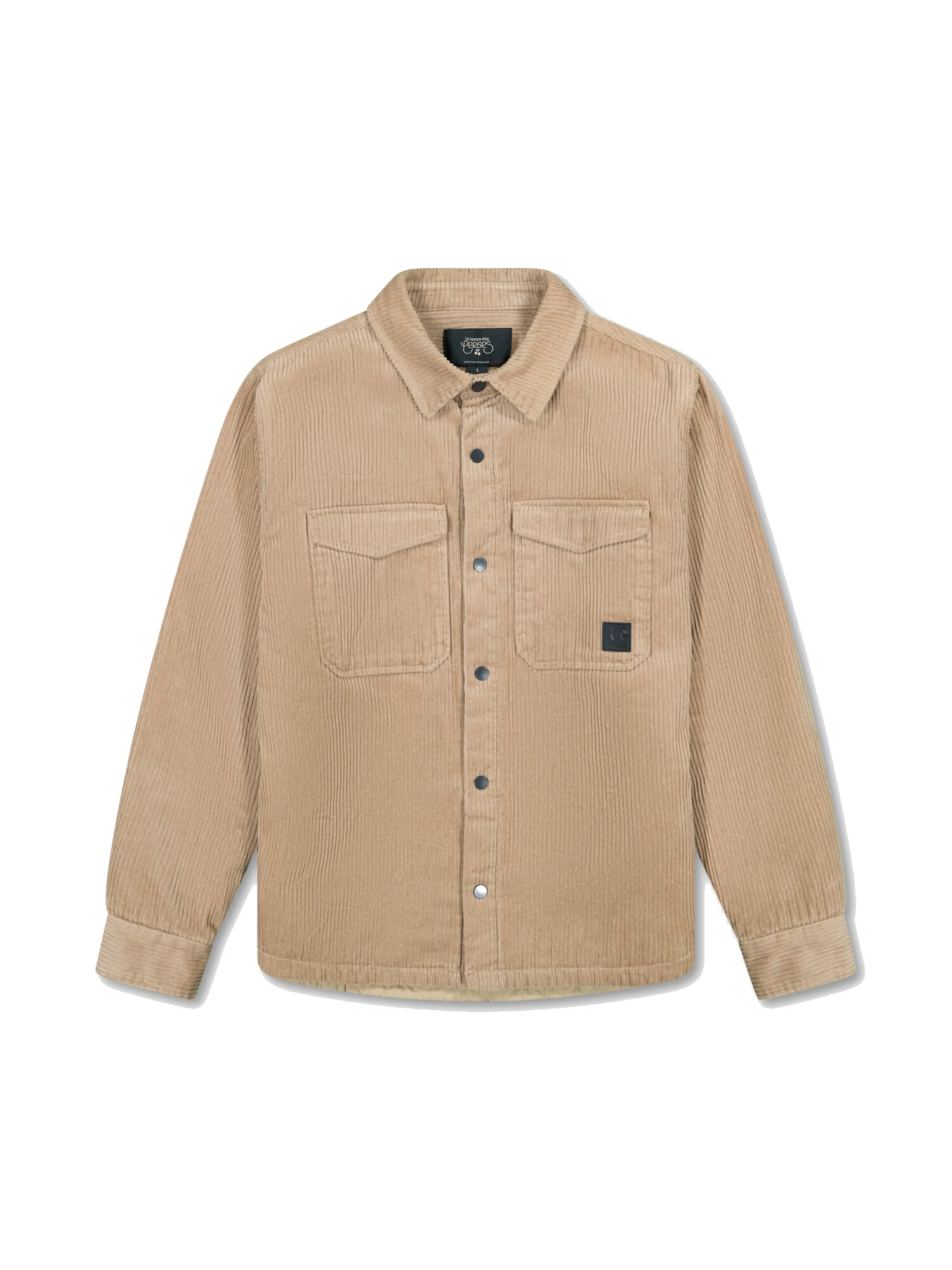 Snap-button overshirt LE TEMPS DES CERISES Beige