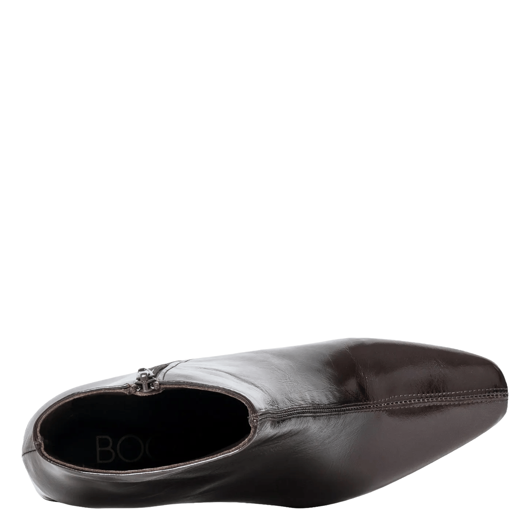Patent leather ankle boots | Brown BOCAGE Women