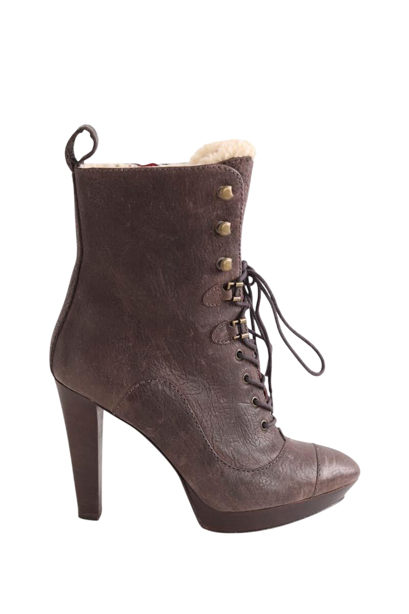 Ankle boots KENZO - SECONDE MAIN Brown