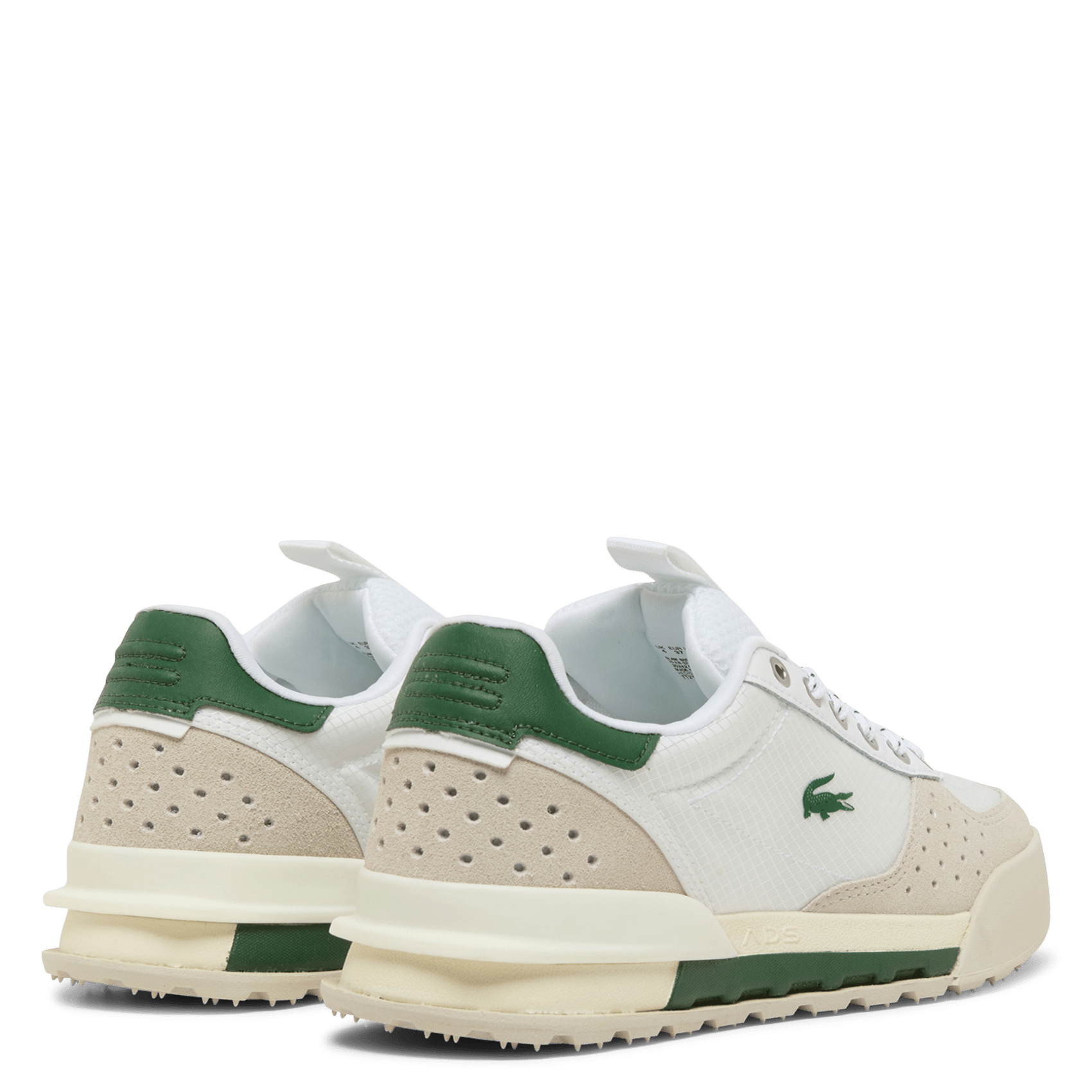 Low-top leather trainers LACOSTE White
