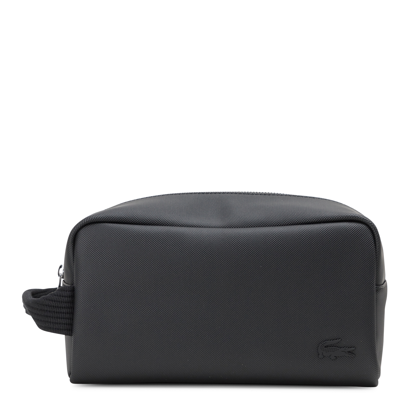 Trousse texturée et zippée LACOSTE Noir