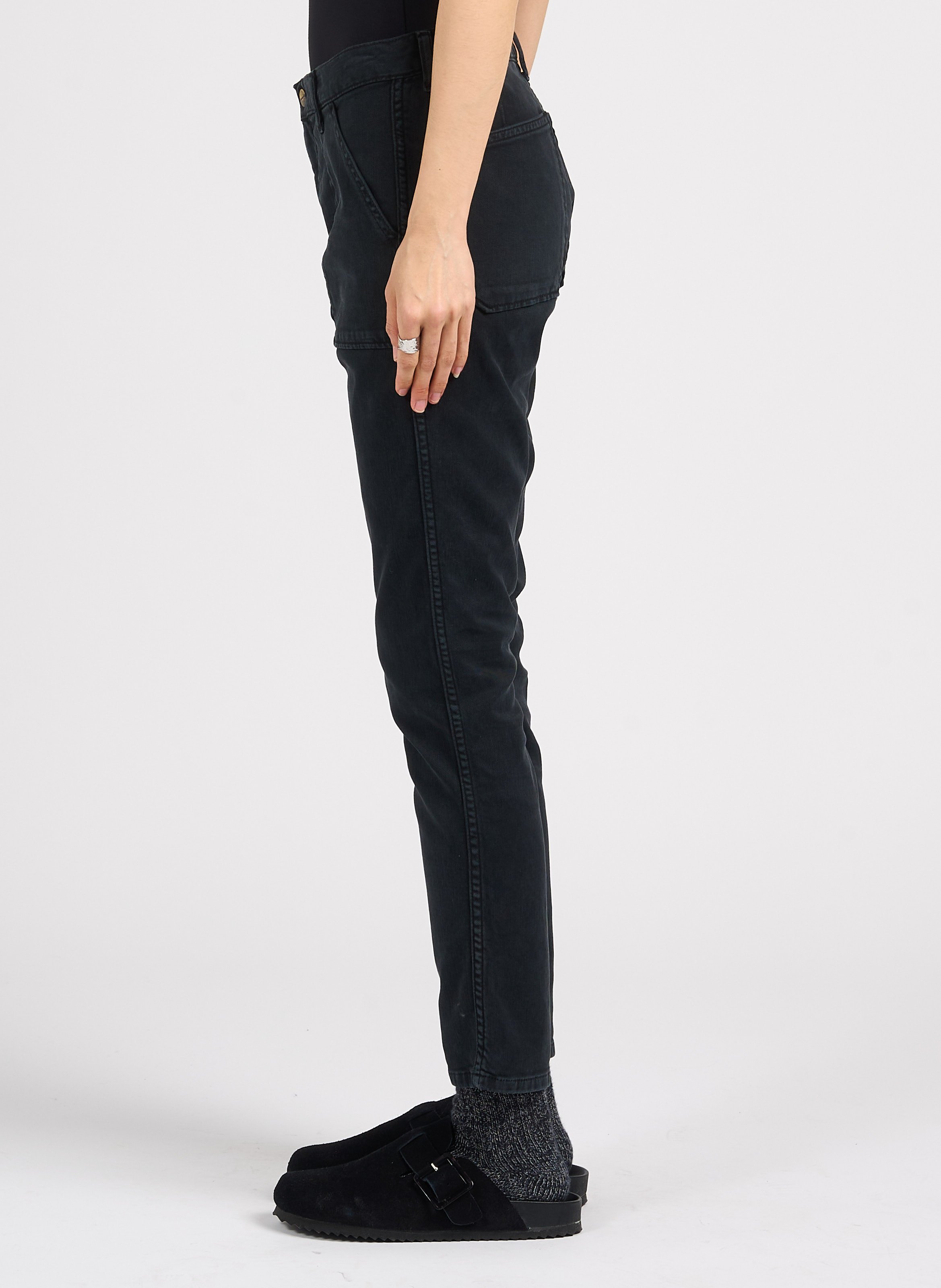 Slim-fit jeans | katoenblend ACQUAVERDE Zwart