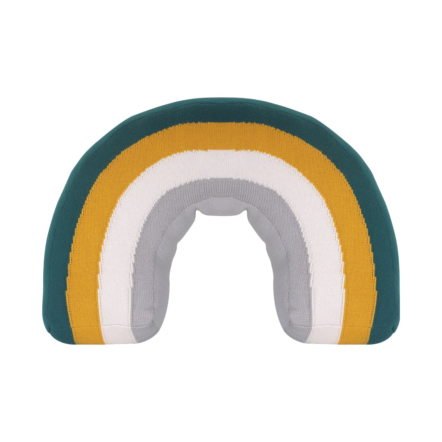 Rainbow cotton cushion KINDSGUT Yellow