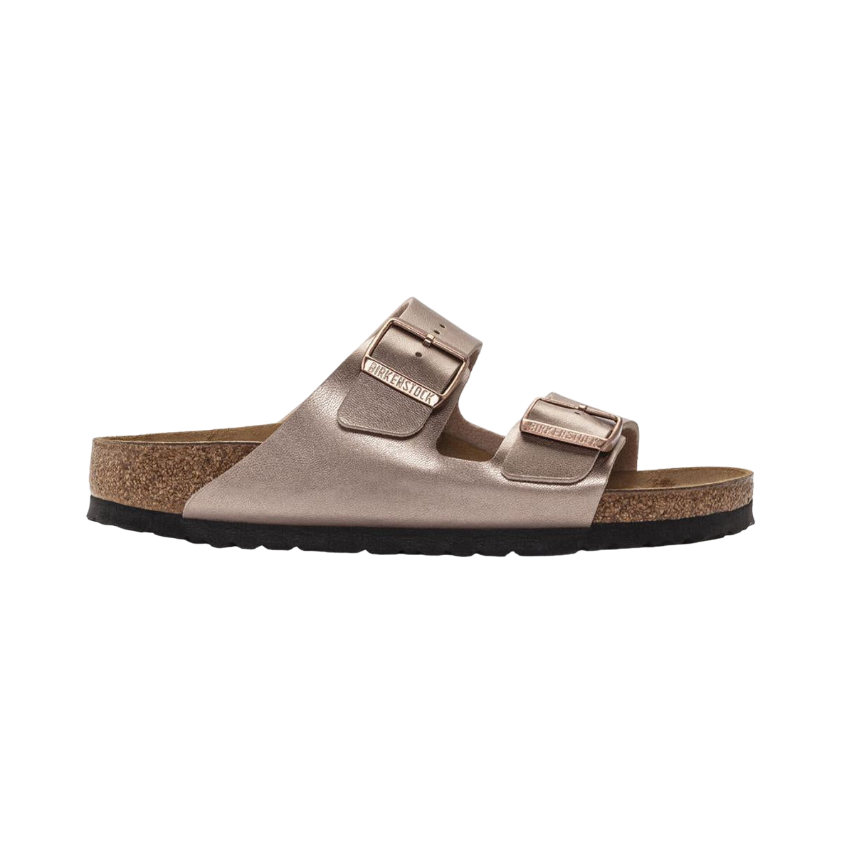 Faux leather sandals BIRKENSTOCK Brown