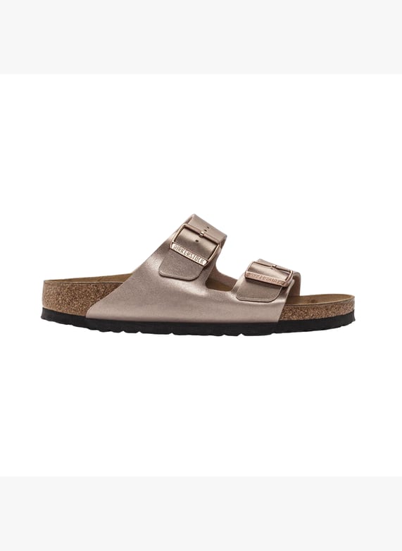 Brown Faux leather sandals