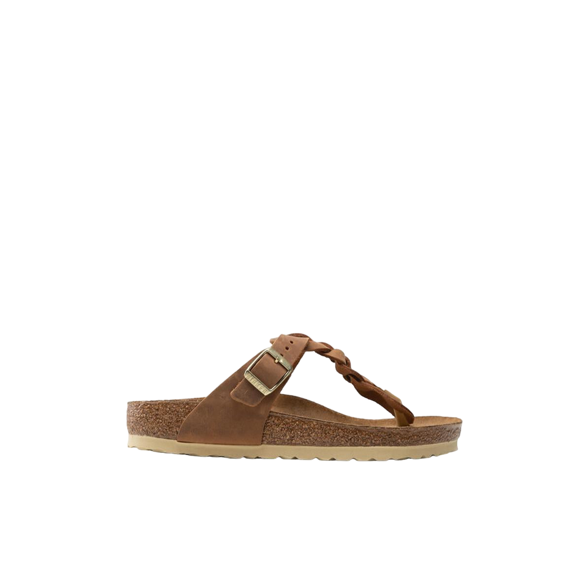 Faux leather sandals BIRKENSTOCK Brown