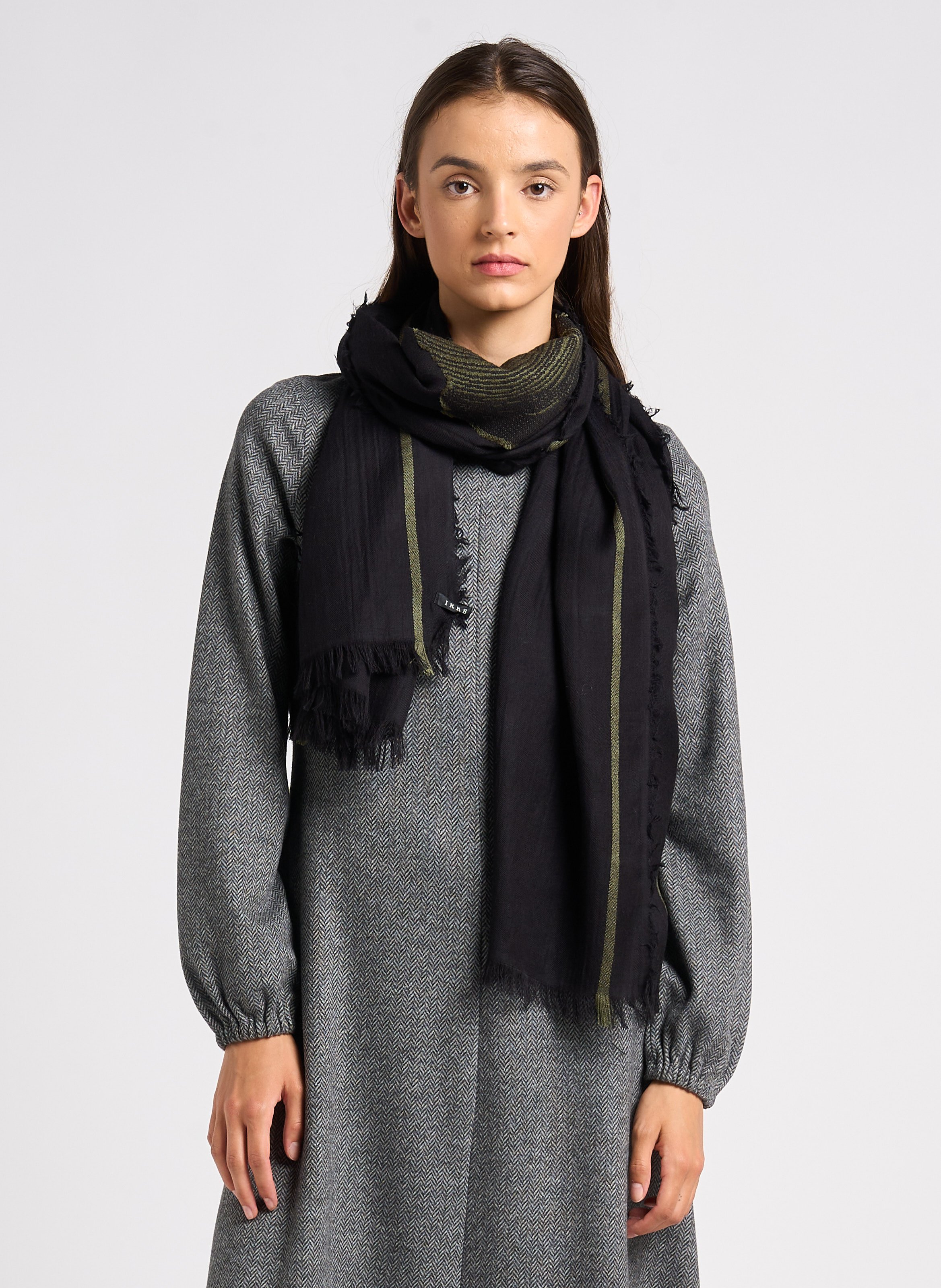 Melierter Wollschal IKKS