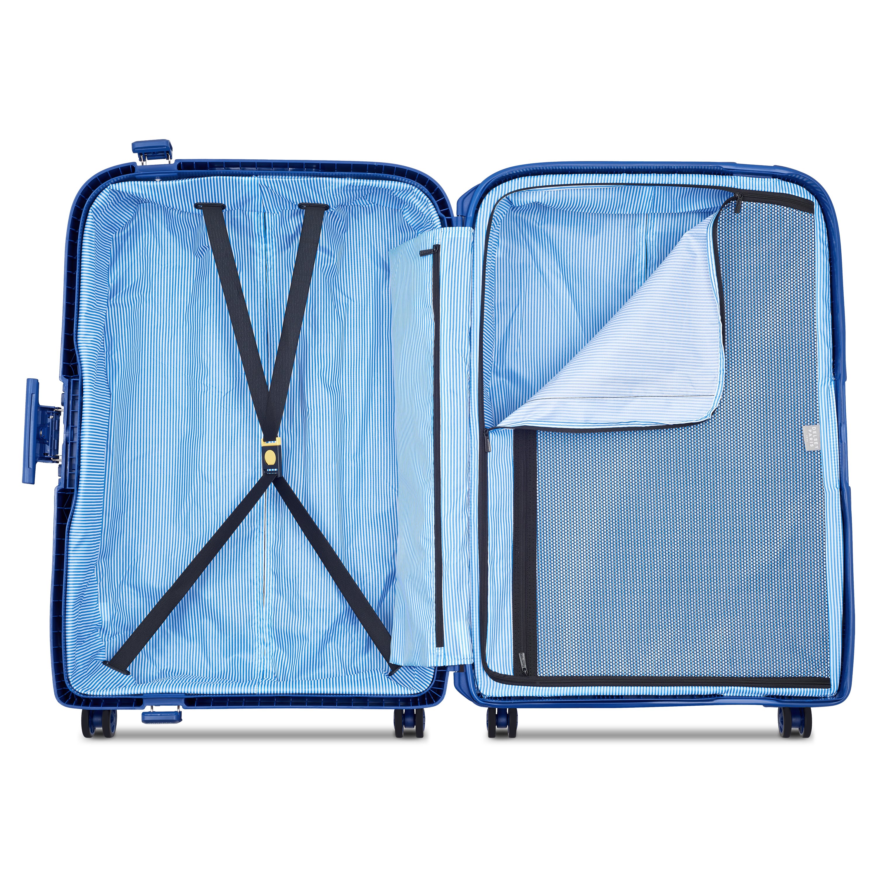Rigid hold suitcase DELSEY PARIS Blue