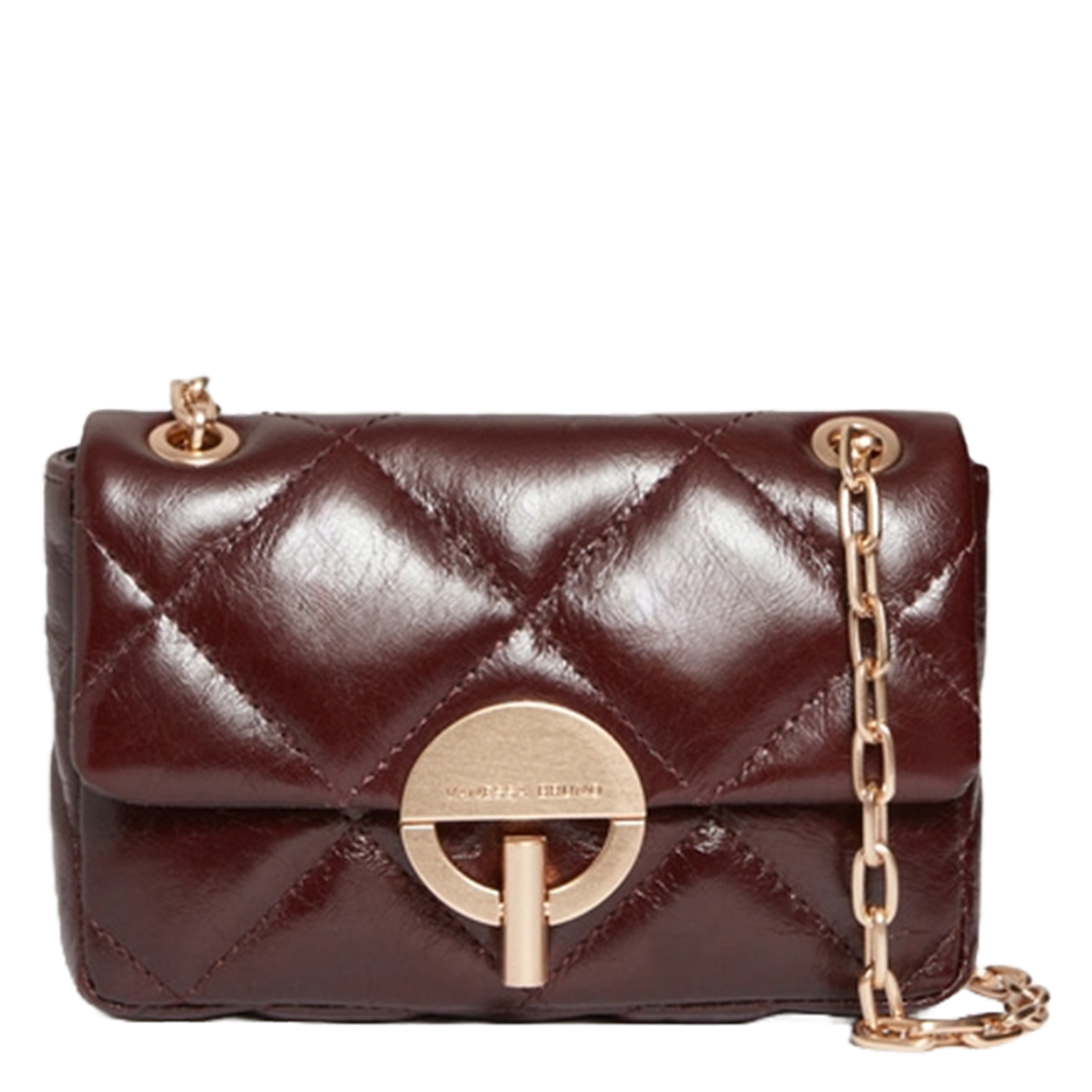 Quilted leather flap bag VANESSA BRUNO