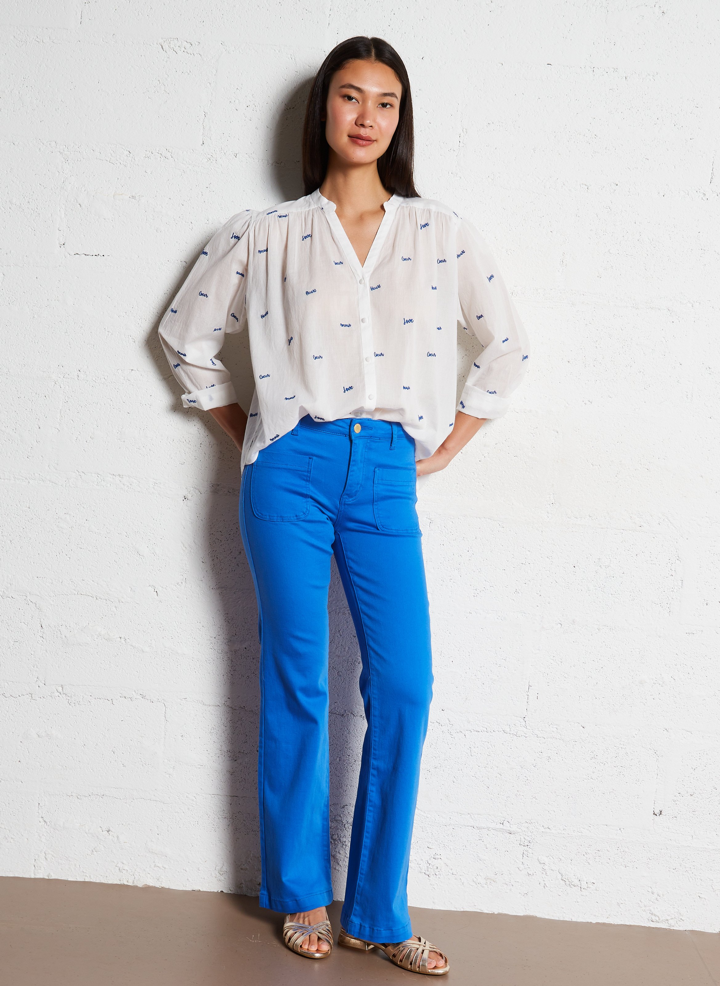 Blouse ample LA PETITE ETOILE Beige