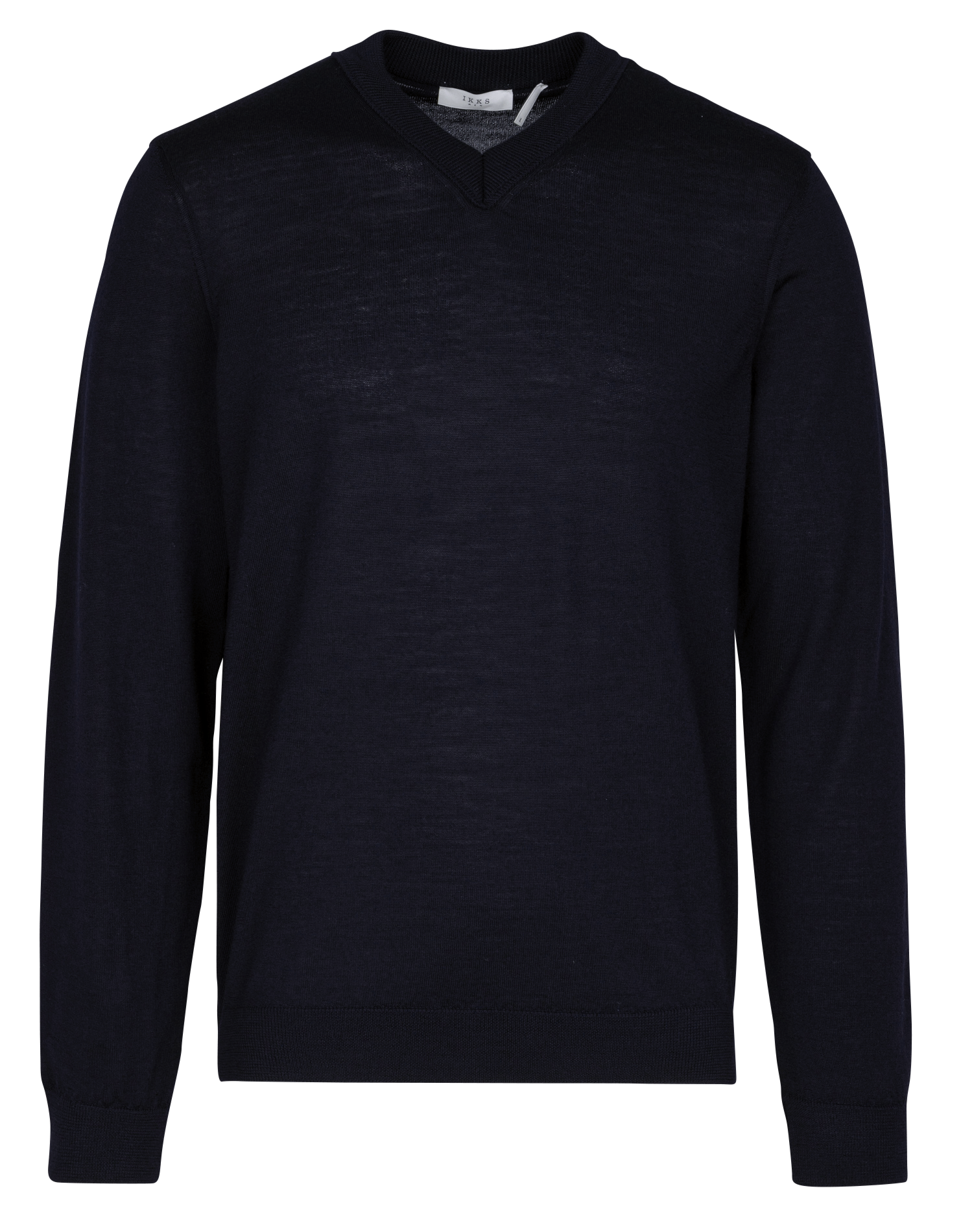 Blossom V-neck wool sweater IKKS Blue