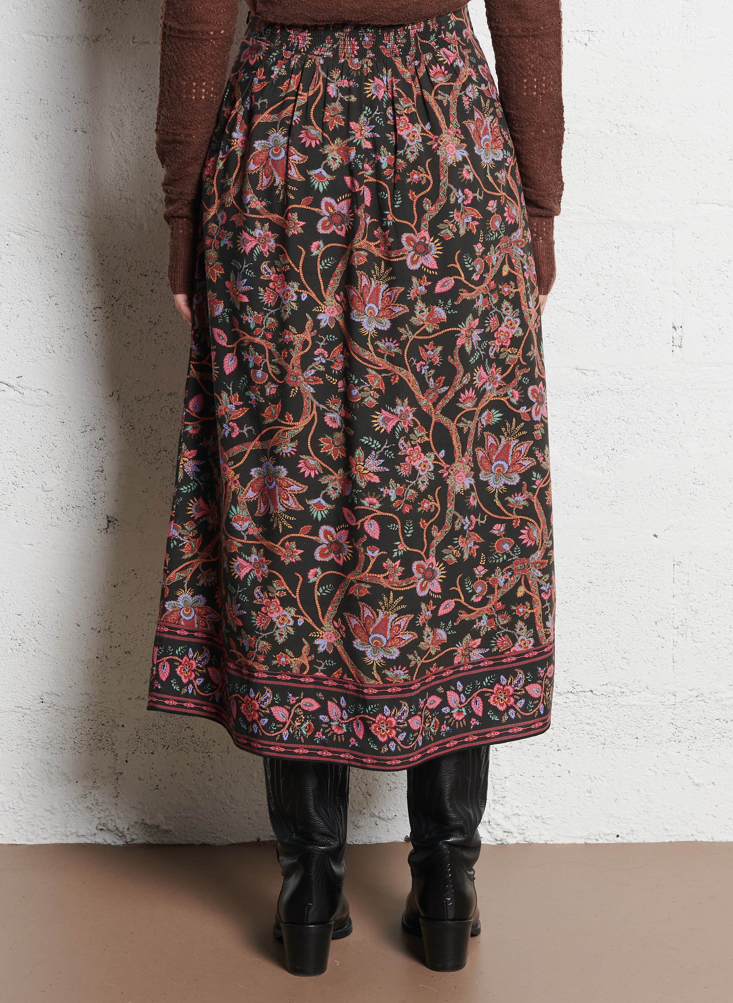 Halflange jurk met print LOUISE MISHA Blauw