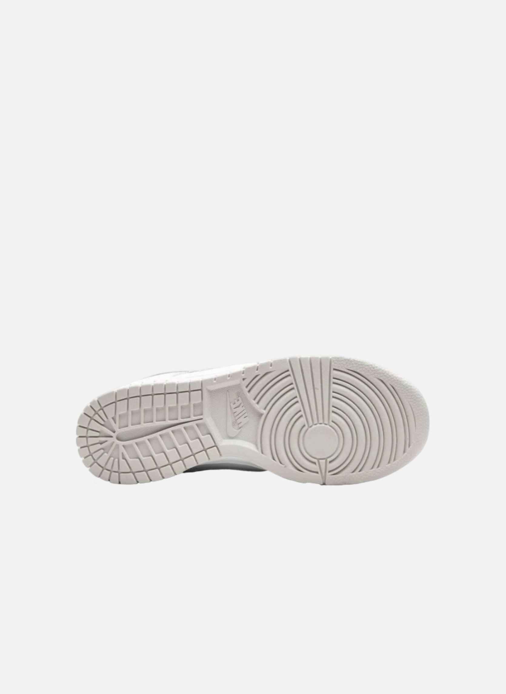 Leather low-top sneakers NIKE White