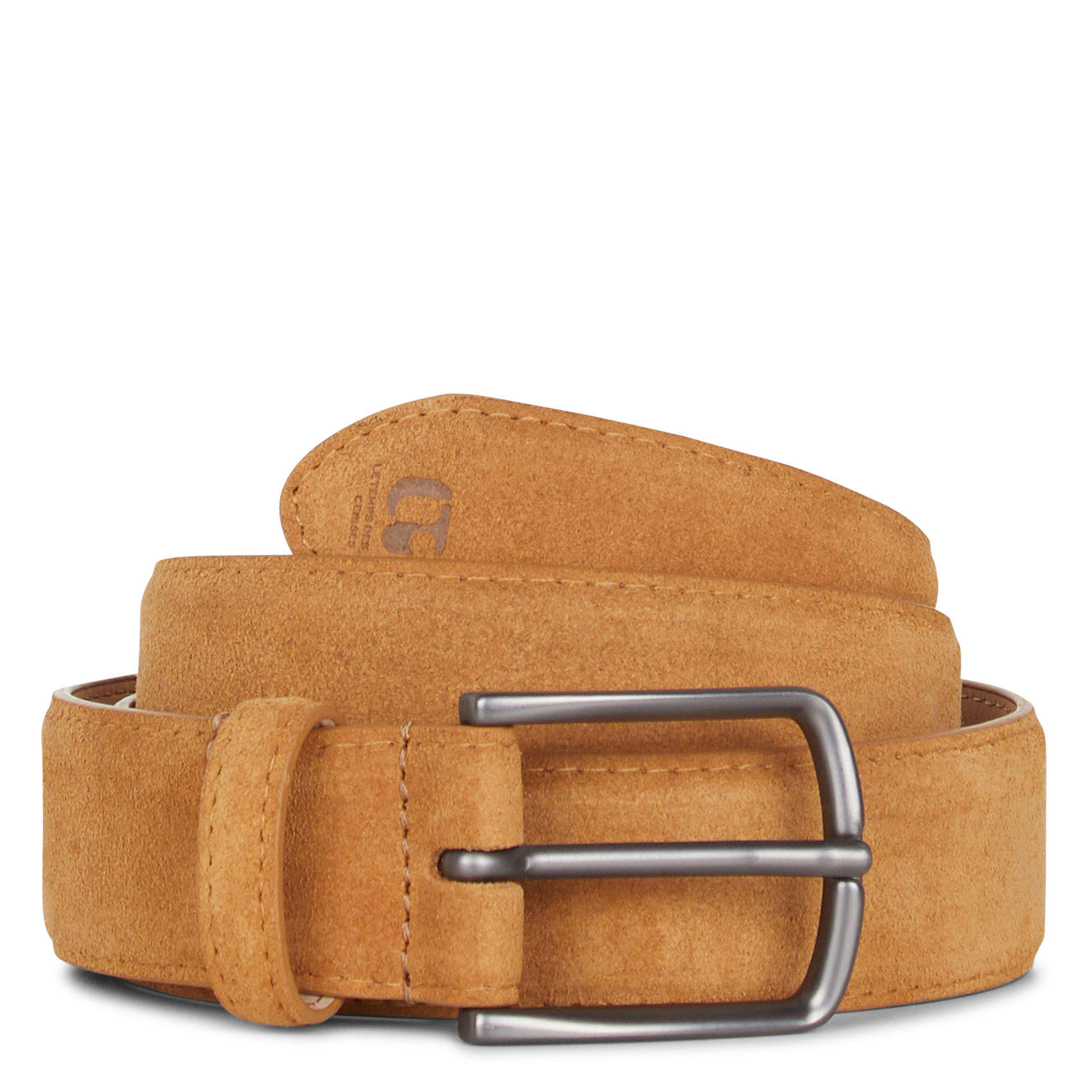 Ceintuur van zacht leer met gesp LE TEMPS DES CERISES Beige