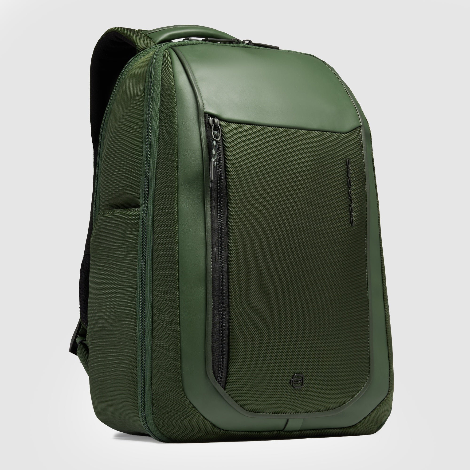 Travel laptop backpack for 15.6" computer PIQUADRO Green