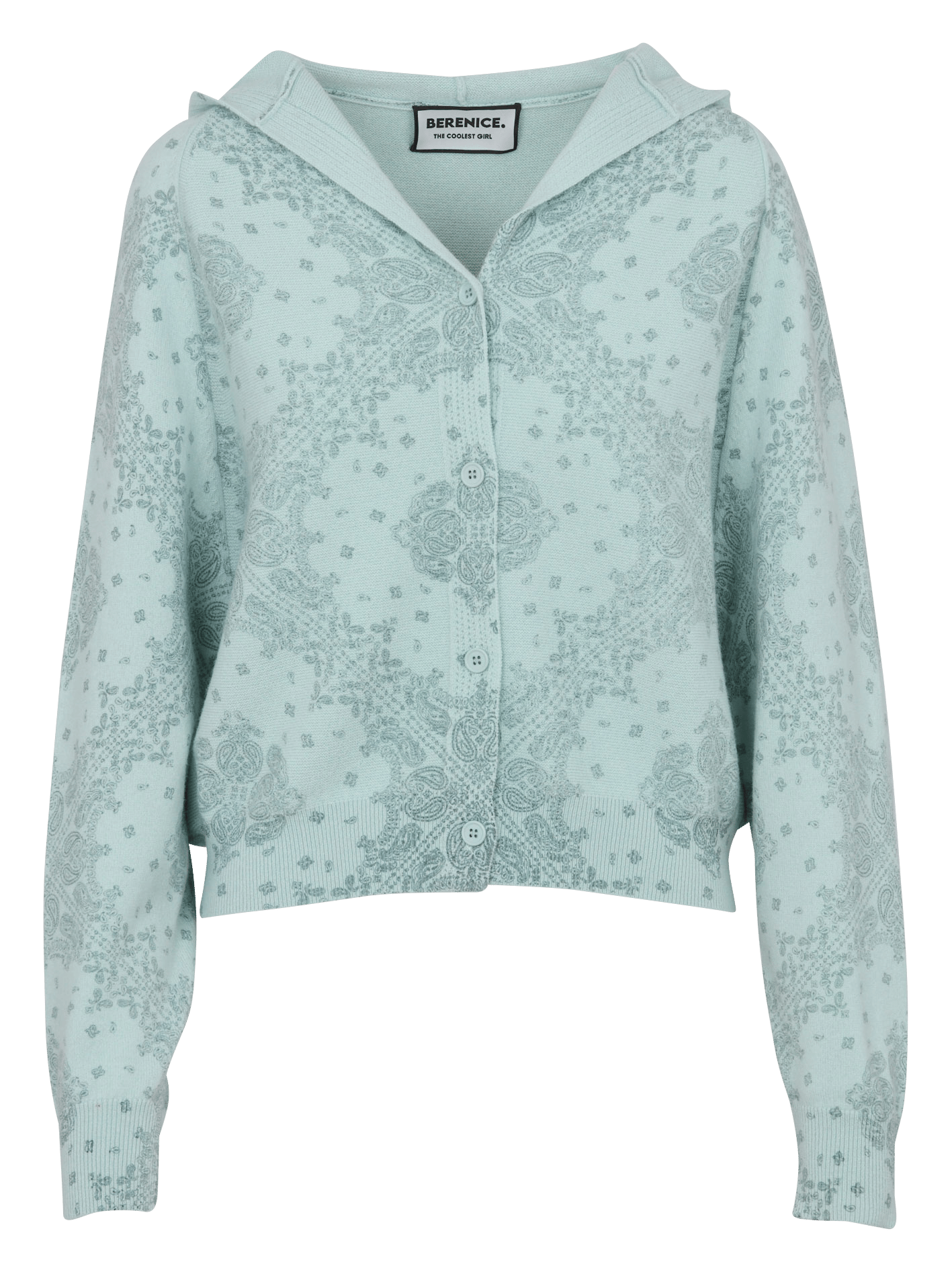 Svenland V-neck wool cardigan BERENICE