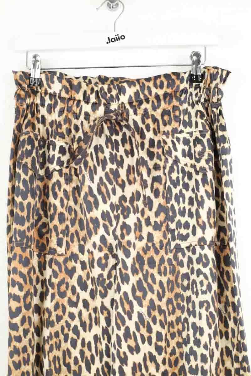 Pantalon large GANNI - Seconde Main Marron