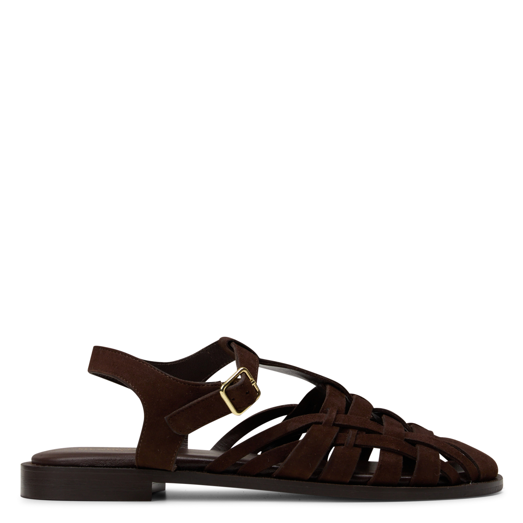 Leren sandalen PETITE MENDIGOTE Bruin