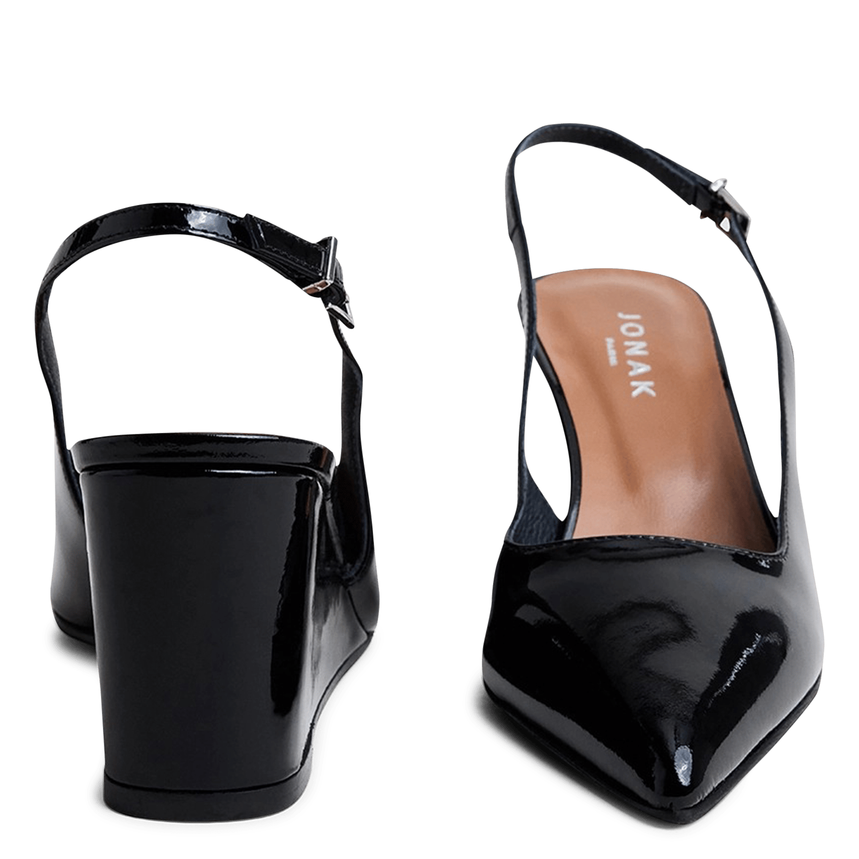 Escarpins en cuir JONAK Noir